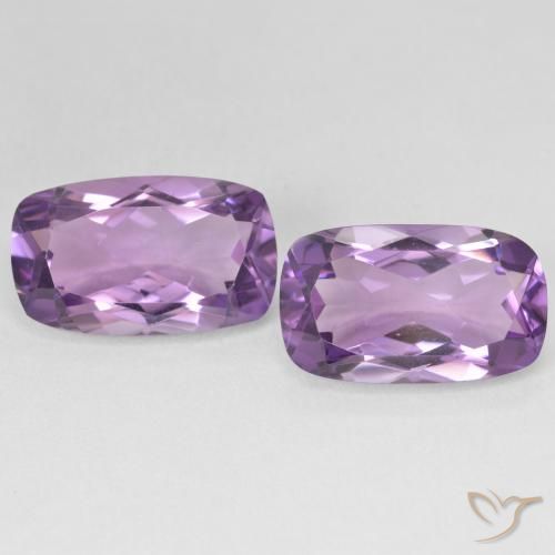 11.30ctw Natürlicher Medium Light Purplish-Violet Amethyst, Kissen, VVS