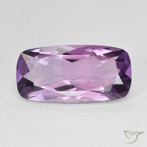 6.91ct Natürlicher Hell-Mittelviolett Amethyst, Kissen, VVS