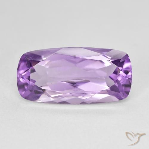 7.95ct Natürlicher Tiefes Irisviolett Amethyst, Kissen, VVS