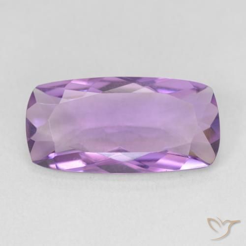 5.82ct Natürlicher Medium Light Purplish-Violet Amethyst, Kissen, VS