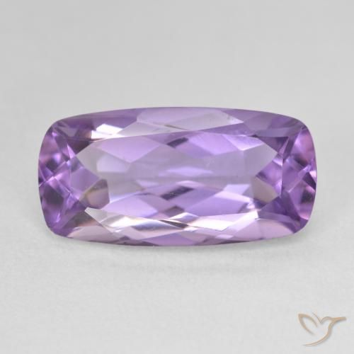 7.87ct Natürlicher Rosaig-violett Amethyst, Kissen, VVS-VS
