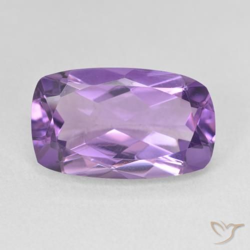 5.78ct Natürlicher Rosaig-violett Amethyst, Kissen, VVS-VS