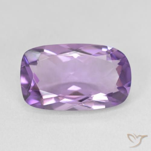 5.17ct Natürlicher Medium Light Purplish-Violet Amethyst, Kissen, VVS-VS