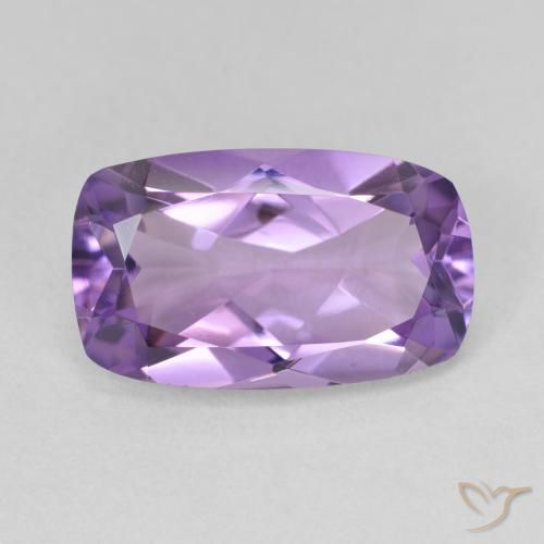 5.73ct Natürlicher Rosaig-violett Amethyst, Kissen, VVS-VS