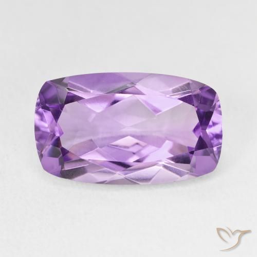 5.83ct Natürlicher Lilaisch-violett Amethyst, Kissen, VVS