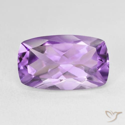 5.98ct Natürlicher Medium Light Purplish-Violet Amethyst, Kissen, VVS