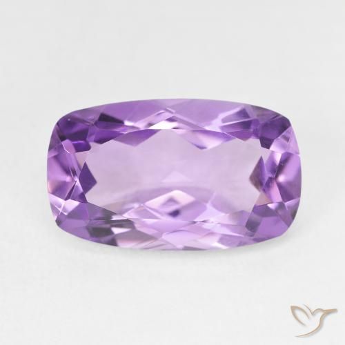 5.85ct Natürlicher Lilaisch-violett Amethyst, Kissen, VVS