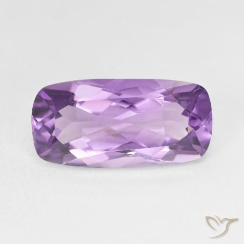 7.43ct Natürlicher Lilaisch-violett Amethyst, Kissen, VS