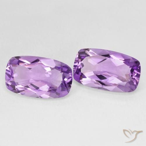 11.51 ct natürliche Mittelrosa Violett Amethyst-Edelsteine, Kissen, VVS-VS