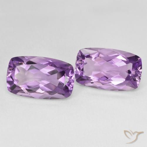 12.59 ct natürliche Mittelviolett Amethyst-Edelsteine, Kissen, VVS