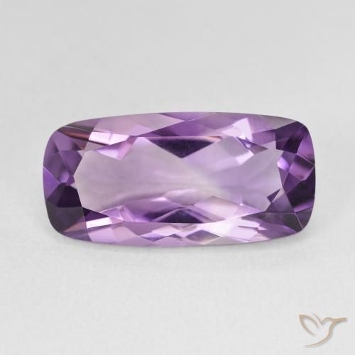6.83ct Natürlicher Mittelviolett Amethyst, Kissen, VVS