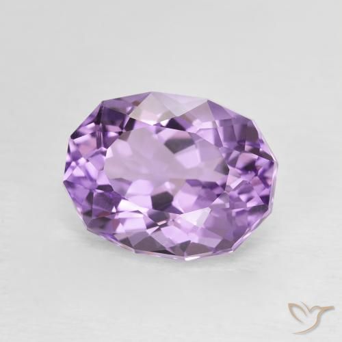9,17 ctw natürlicher Medium Light Purplish-Violet Amethyst, Oval, VVS