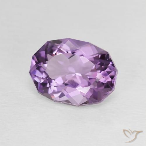 9,17 ctw natürlicher Lilaisch-violett Amethyst, Oval, VS-SI