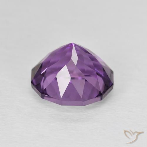 9,17 ctw natürlicher Medium Dark-Violet Amethyst, Runden, VVS