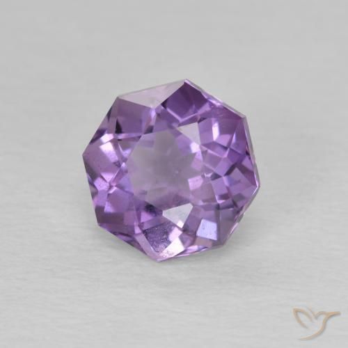 9,17 ctw natürlicher Rosa Iris Violett Amethyst, Oktagonschliff, VS-SI