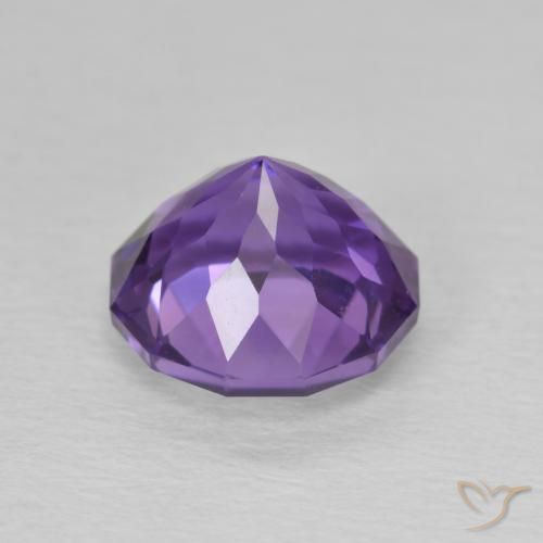 9,17 ctw natürlicher Mittelviolett Amethyst, Runden, VS-SI