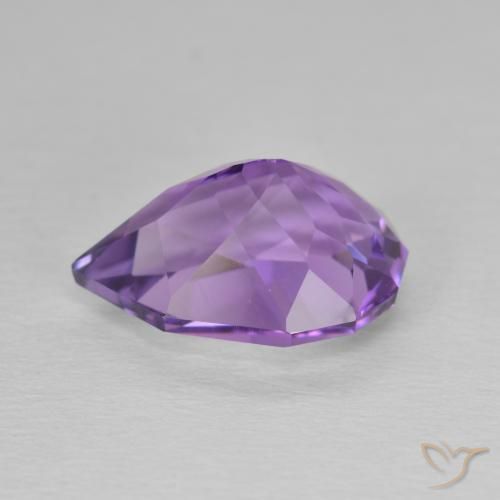 9,17 ctw natürlicher tiefviolett Amethyst, Birnenform, VS-SI
