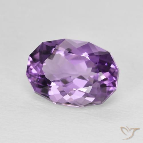 9,17 ctw natürlicher Lilaisch-violett Amethyst, Oval, VVS-VS