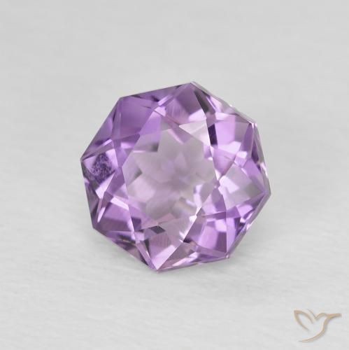 9,17 ctw natürlicher Lilaisch-violett Amethyst, Oktagonschliff, VS