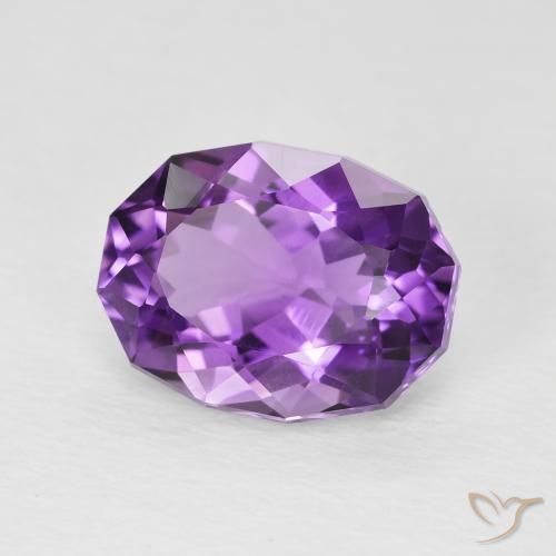 9,17 ctw natürlicher Mittel Violett-Rosa Amethyst, Oval, VS