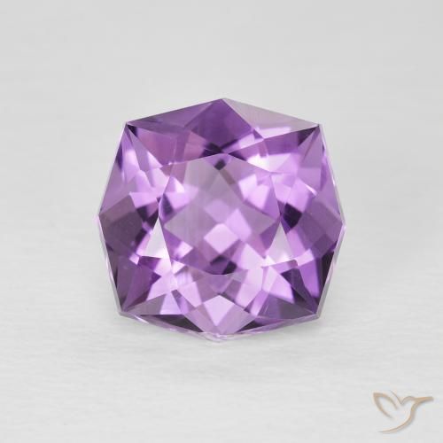 3.07ct Natürlicher Medium Light Purplish-Violet Amethyst, Fantasie, VS