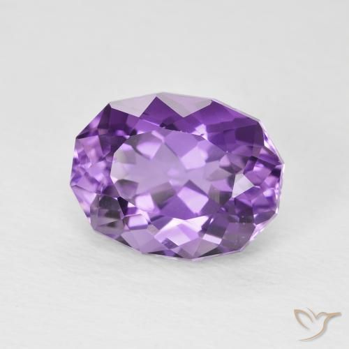 9,17 ctw natürlicher Mittel Violett-Rosa Amethyst, Oval, VS