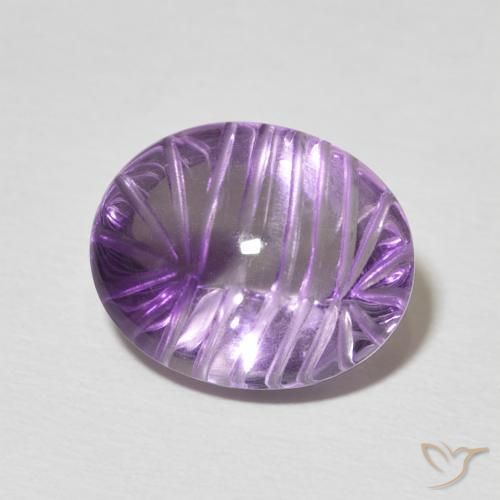 9,17 ctw natürlicher Lilaisch-violett Amethyst, Oval, Transparent