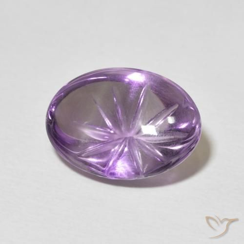 9,17 ctw natürlicher Lilaisch-violett Amethyst, Oval, Transparent
