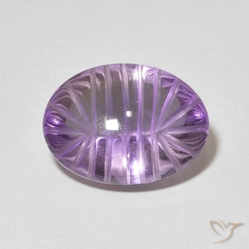 9.70ct Natürlicher Mittelviolett Amethyst, Oval, Transparent