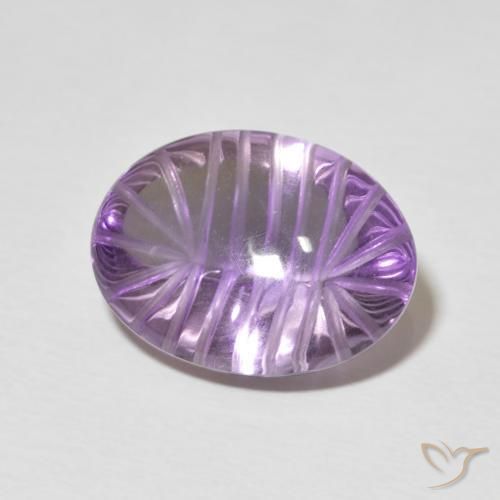 9,17 ctw natürlicher Mittelviolett Amethyst, Oval, Transparent
