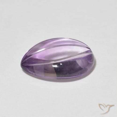 9,17 ctw natürlicher Mittelviolett Amethyst, Birnenform, Transparent