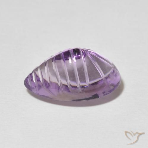 9,17 ctw natürlicher Iris Violett Amethyst, Birnenform, Transparent