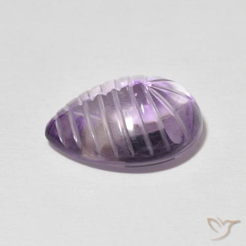 9,17 ctw natürlicher Iris Violett Amethyst, Birnenform, Transparent
