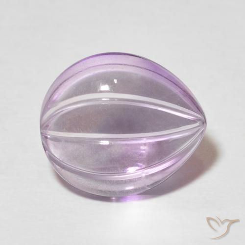 9,17 ctw natürlicher Mittelviolett Amethyst, Birnenform, Transparent