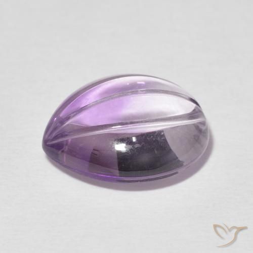 9,17 ctw natürlicher Mittelviolett Amethyst, Birnenform, Transparent