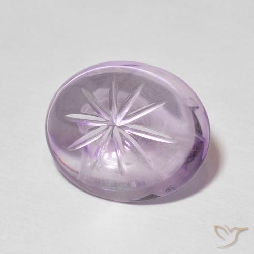 7.39ct Natürlicher hellviolett Amethyst, Oval, Transparent