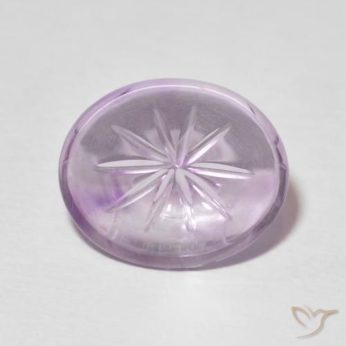 9,17 ctw natürlicher hellviolett Amethyst, Oval, Transparent