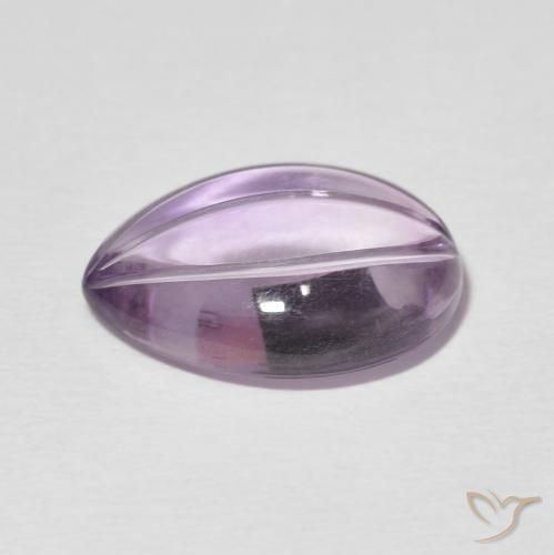 9,17 ctw natürlicher hellviolett Amethyst, Birnenform, Transparent