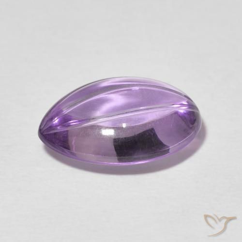9,17 ctw natürlicher hellviolett Amethyst, Birnenform, Transparent