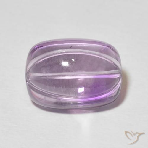5.28ct Natürlicher Mittelrosa Violett Amethyst, Fantasie, Transparent