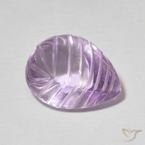 9,17 ctw natürlicher Sangria-Veilchen Amethyst, Birnenform, Transparent