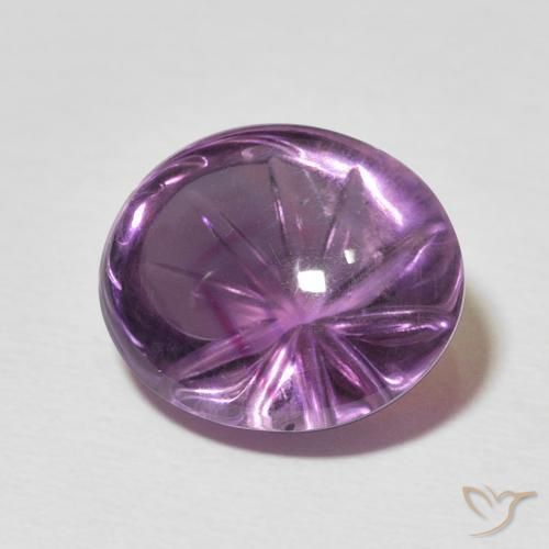 9,17 ctw natürlicher Mittelviolett Amethyst, Oval, Transparent