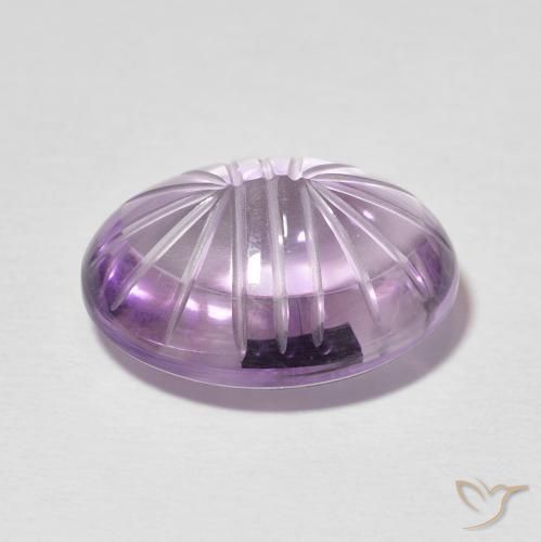 9,17 ctw natürlicher Mittelrosa Violett Amethyst, Oval, Transparent