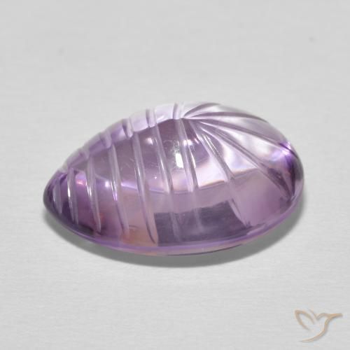 9,17 ctw natürlicher Mittelviolett Amethyst, Birnenform, Transparent