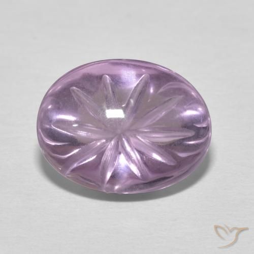 4.84ct Natürlicher Magenta Amethyst, Oval, Transparent