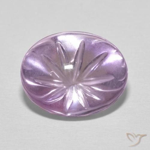 6.31ct Natürlicher Orchidee Amethyst, Oval, Transparent