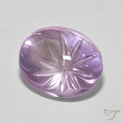 9,17 ctw natürlicher Orchidee Amethyst, Oval, Transparent