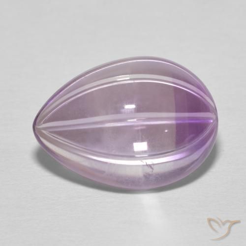 6.03ct Natürlicher Iris Violett Amethyst, Birnenform, Transparent