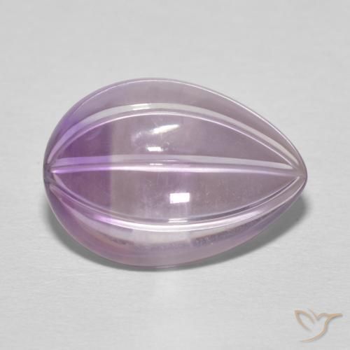 9,17 ctw natürlicher Iris Violett Amethyst, Birnenform, Transparent
