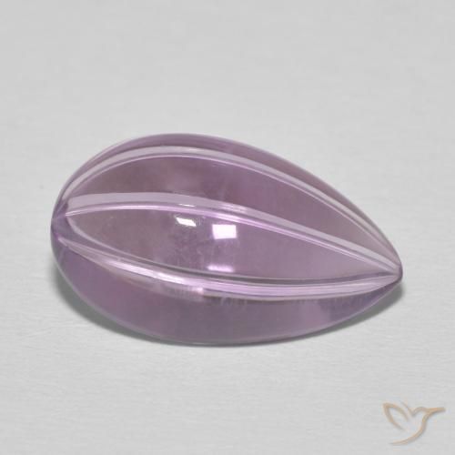 9,17 ctw natürlicher Sangria-Veilchen Amethyst, Birnenform, Transparent